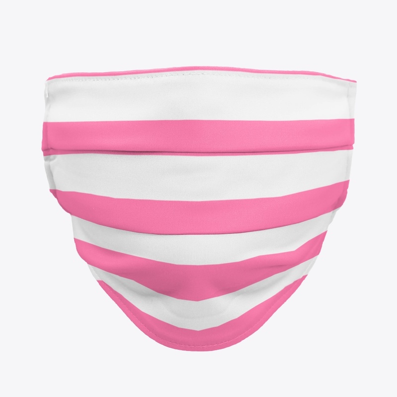 Pink Striped T Shirt [ Unisex]