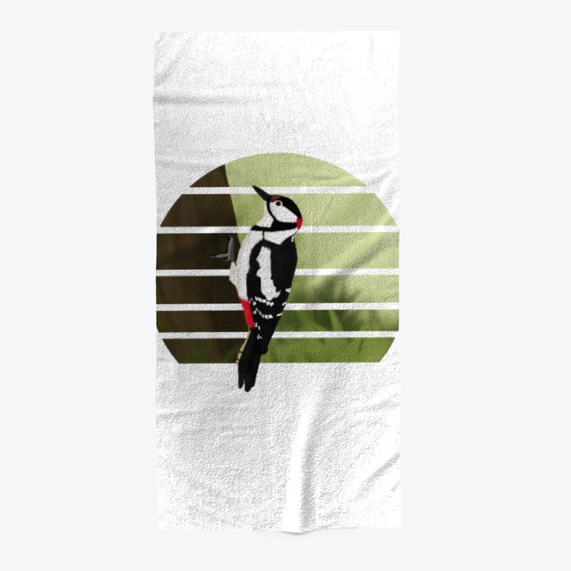jz.birds Woodpecker Bird Animal Art