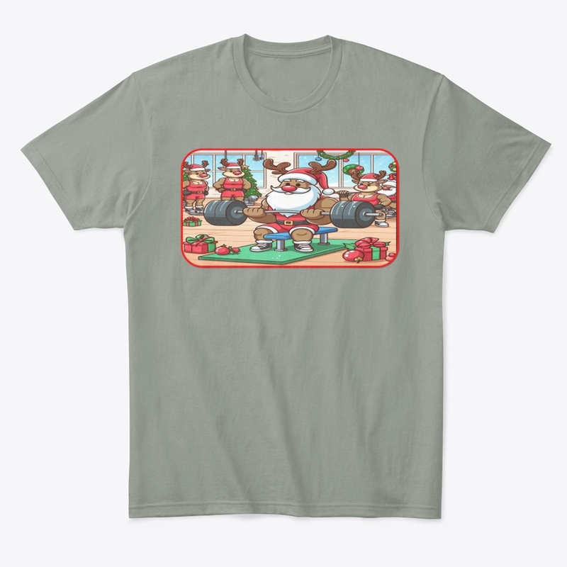 Foreign Life Reindeer Lifting Weights