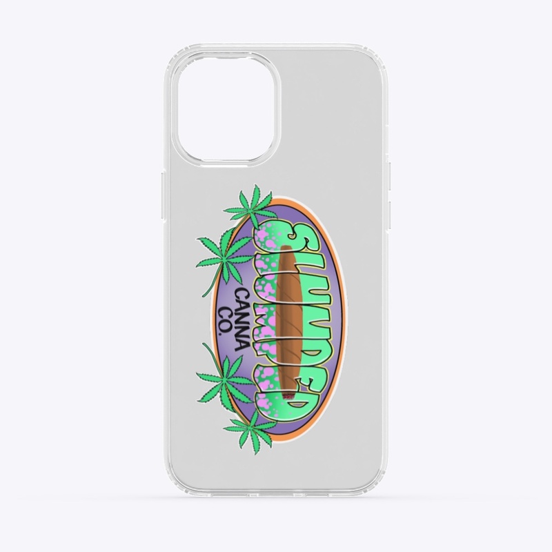 Slumped Canna Clear iPhone Case