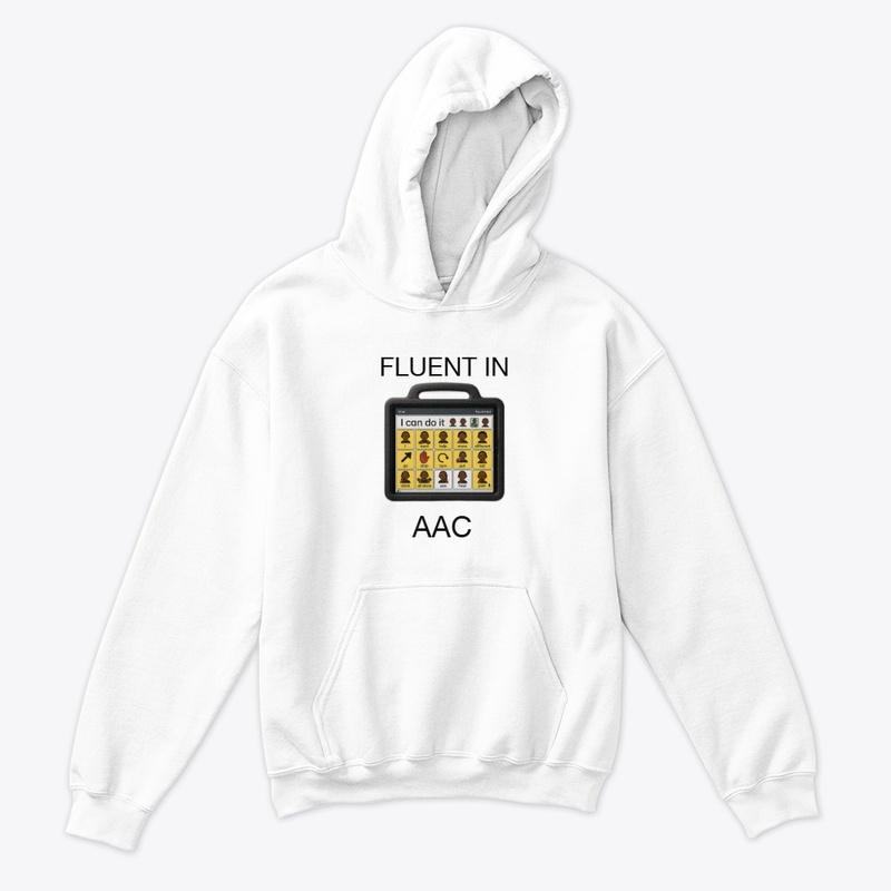 Fluent in Aac - Kids Classic Pullover Hoodie - Kids Classic Pullover Hoodie - Kids Classic Pullover Hoodie - Kids Classic Pullover Hoodie