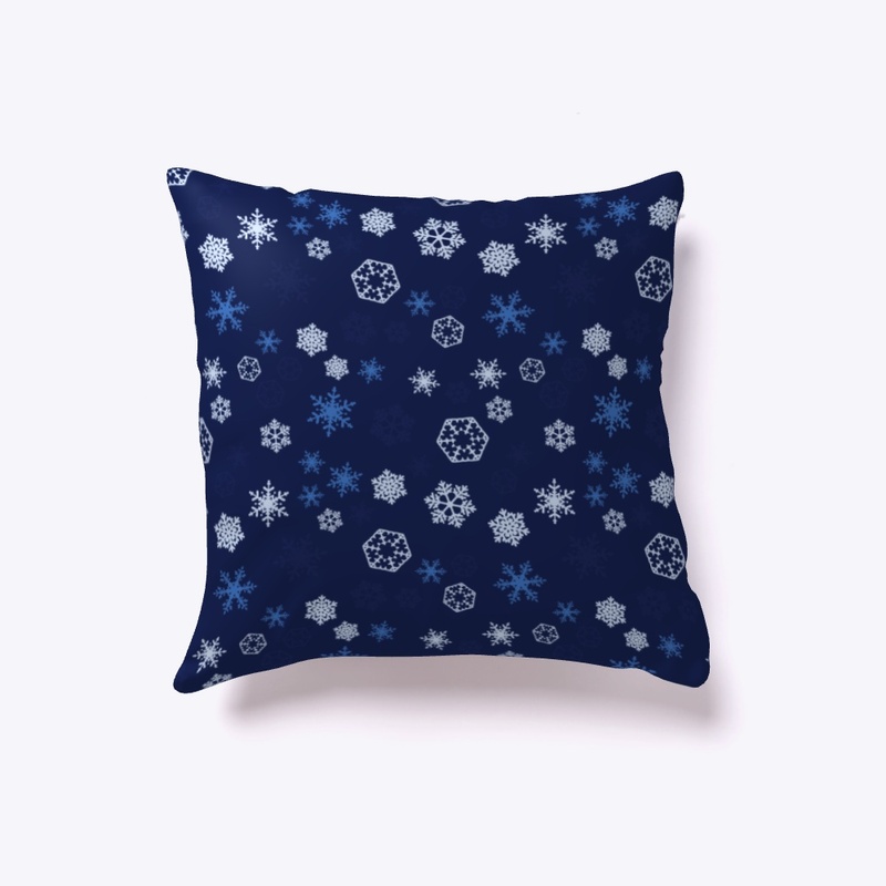 Christmas Blue Snowflakes