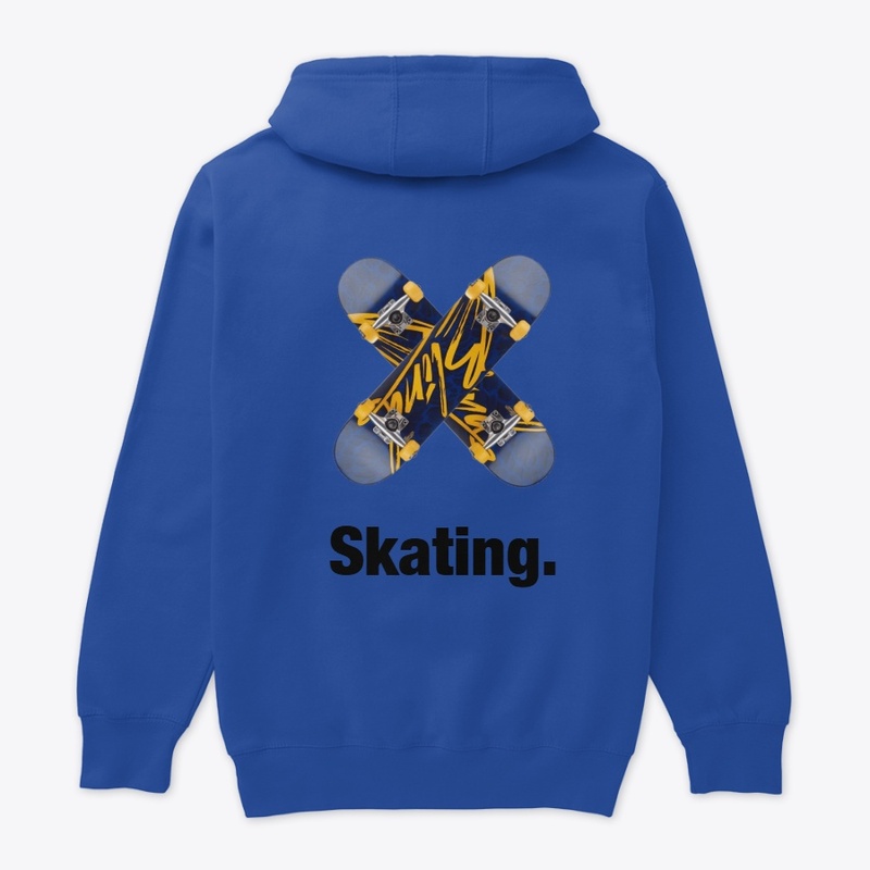 Skating.