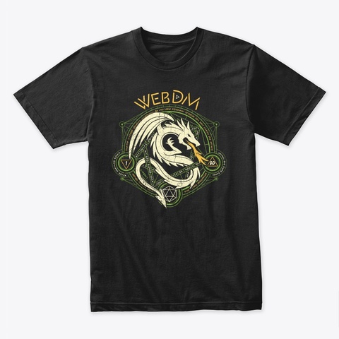 Web Dm Special Edition Black T-Shirt Front