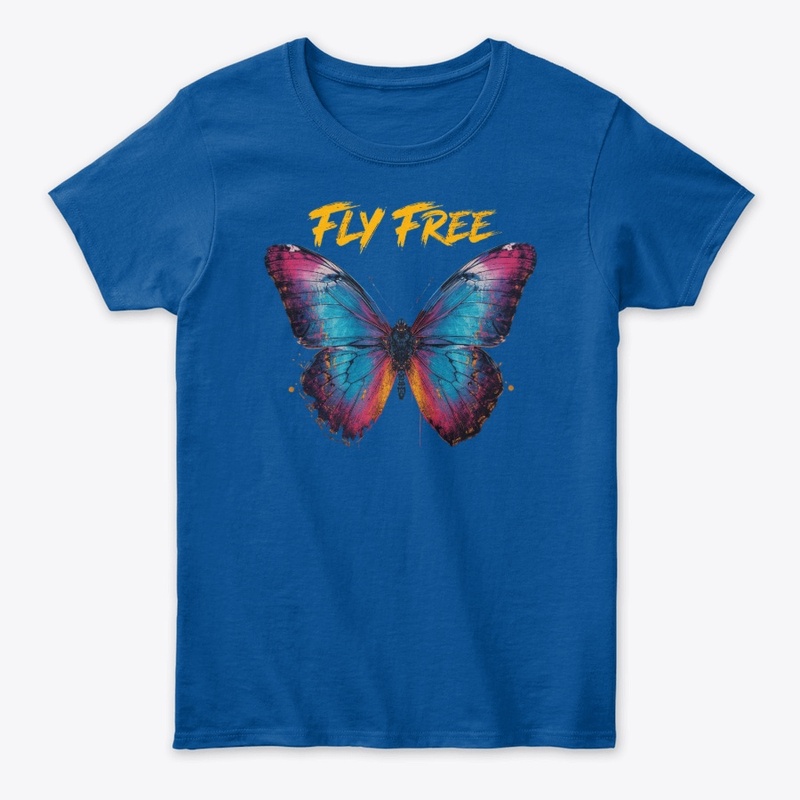 Fly Free Butterfly T-Shirt
