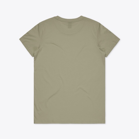 Woman's God's Army Eucalyptus T-Shirt Back