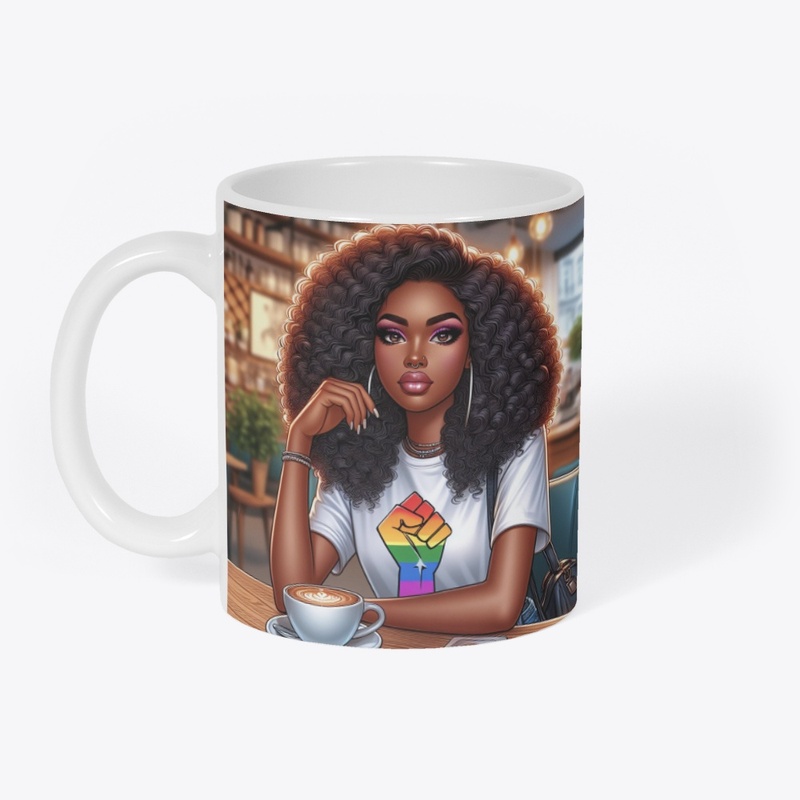 Pride Queen Ceramic Mug, (11oz)