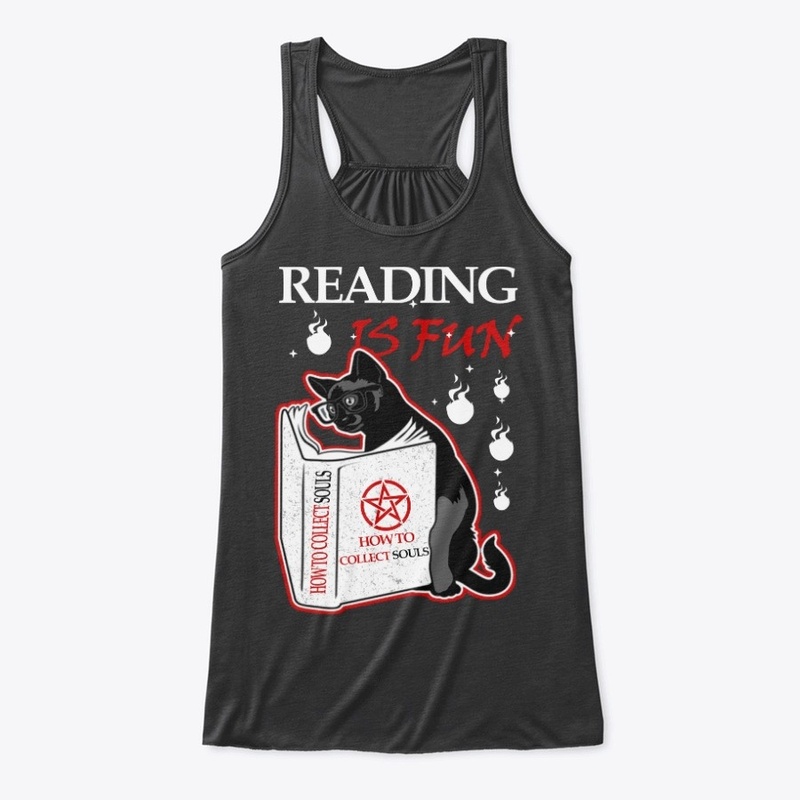 Shirt reading is fun cat lovers reader