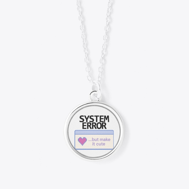 System Error (BLACK) Y2K Glitch Merch