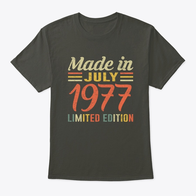 July 1977 T-shirt Born In 1977 