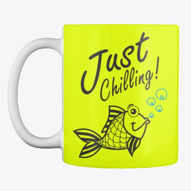 Just chilling cute fish design