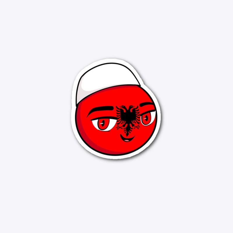 Albania 🇦🇱 cute ball [Sticker]