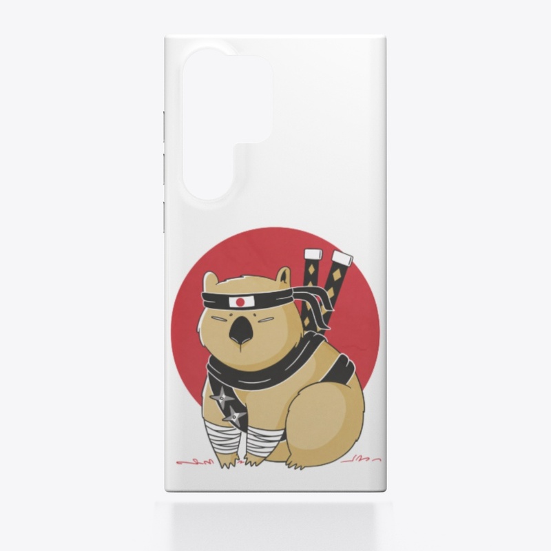Ninja Wombat, Funny Warrior Animal