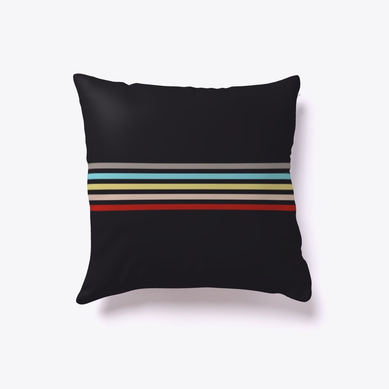 Ujimasa Abstract Colorful Retro Stripes