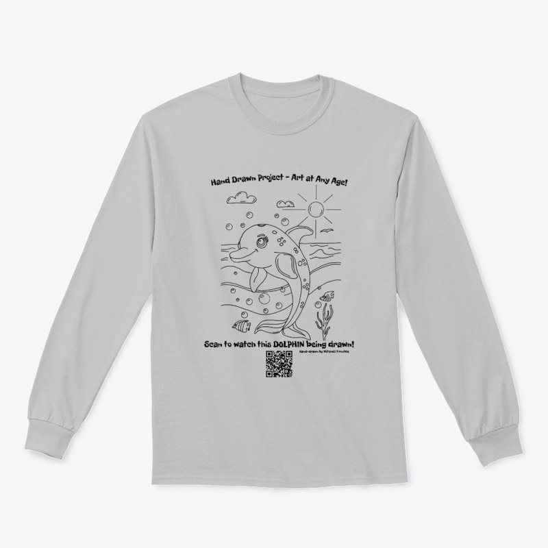 Playful Dolphin Hand Drawn Project