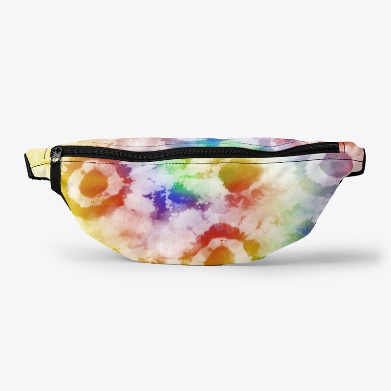 Golden tie dye image