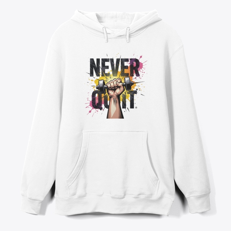 Never Quit – Dynamic Dumbbell T-Shirt