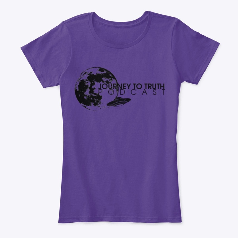Women's Moon/UFO Tee (Black Logo)