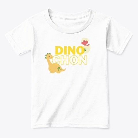 Dino Shirt White  áo T-Shirt Front