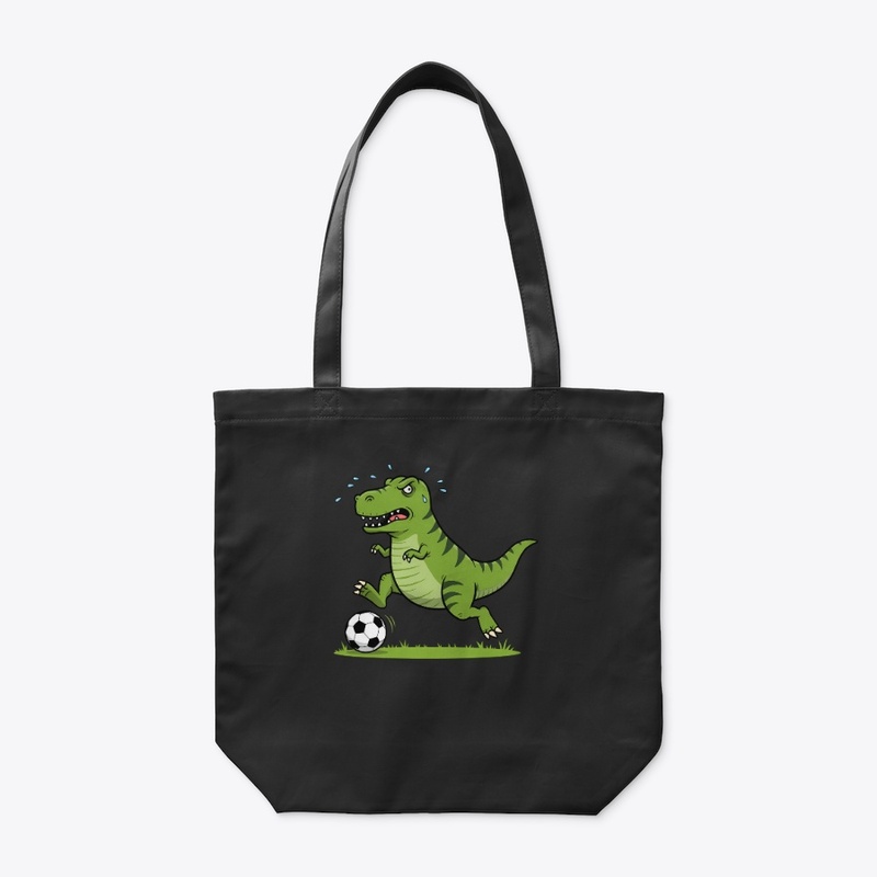 Funny TREX Dinosaur Play Football