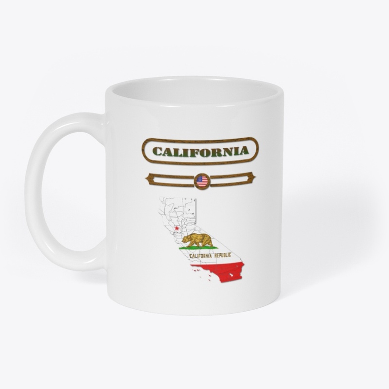 CALIFORNIA MAP, CALIFORNIA. SAMER BRASIL