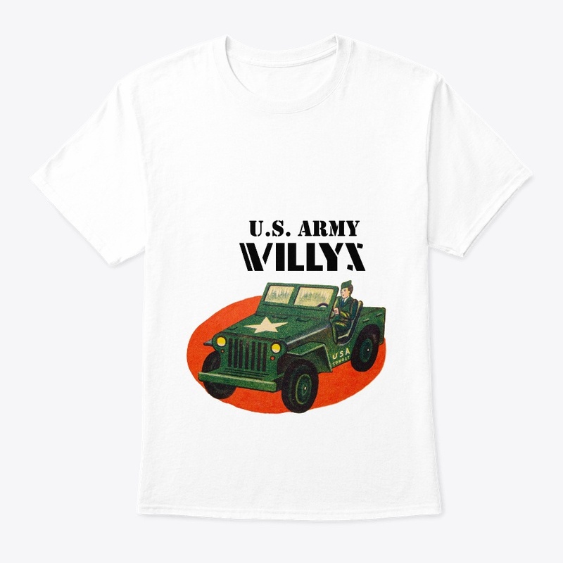 Vintage 1940's Military Vehicle Shirt 