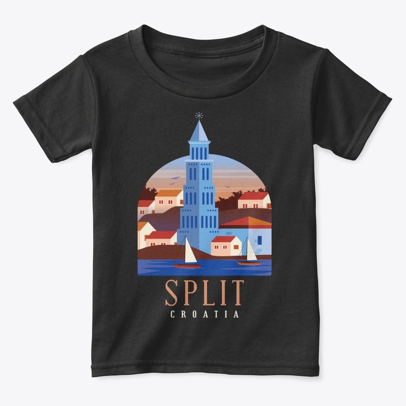 Croatia Skyline Split Cool Souvenir Gift