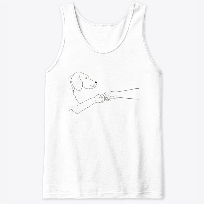 Canine Line Art: Minimal Dog Silhouette
