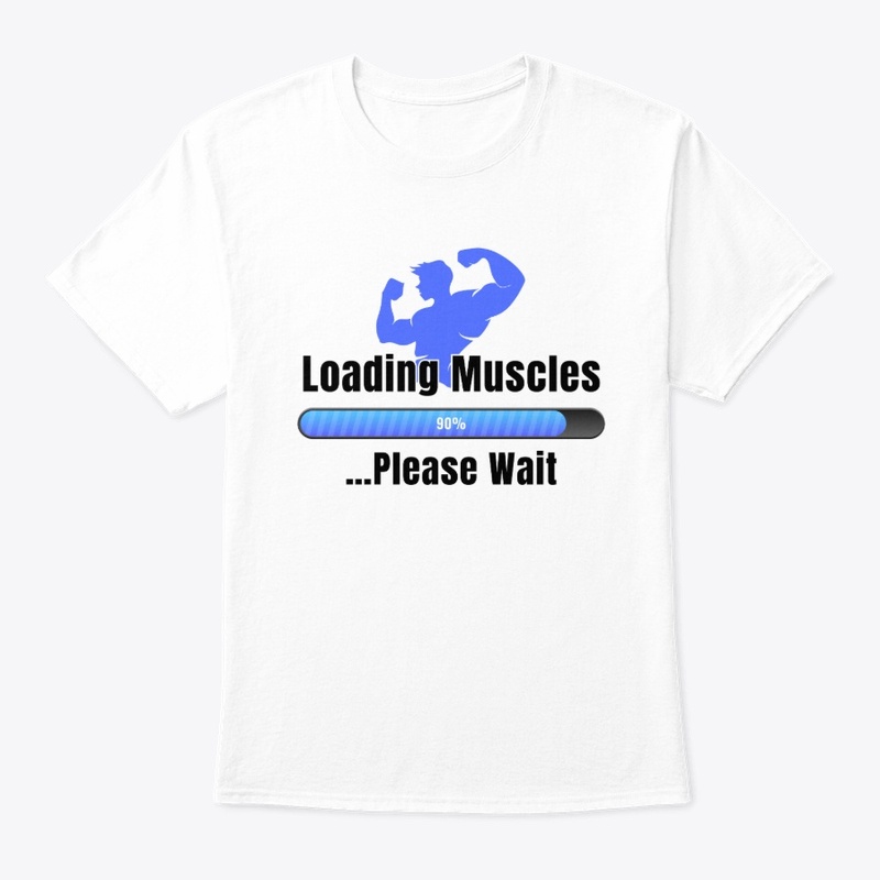 Loading Muscles Please Wait (Blue)