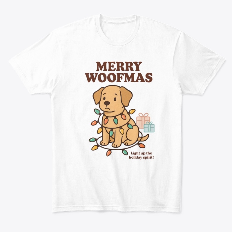 Festive Woofmas Dog Tee