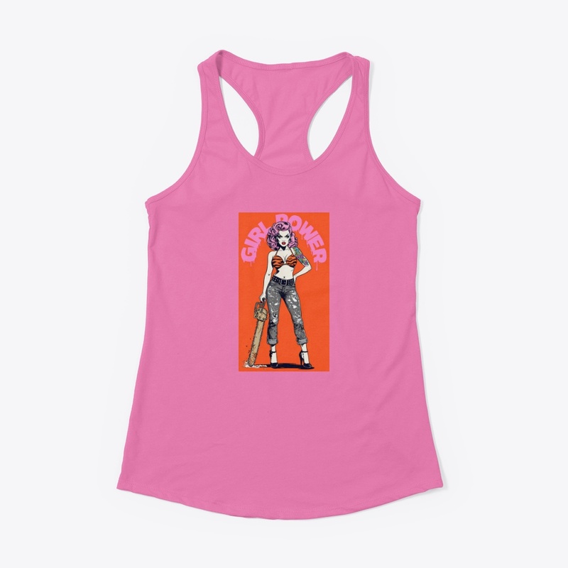 Girl Power September 2025 - Women's Racerback Tank - Women's Racerback Tank - Women's Racerback Tank - Women's Racerback Tank