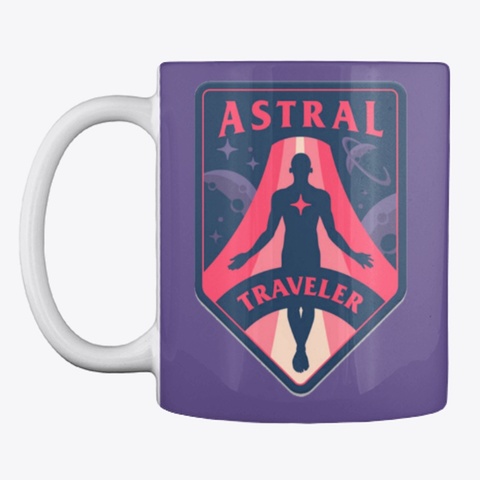 Astral Traveler Mug Purple Camiseta Front