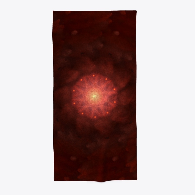 Radiant Red Mandala