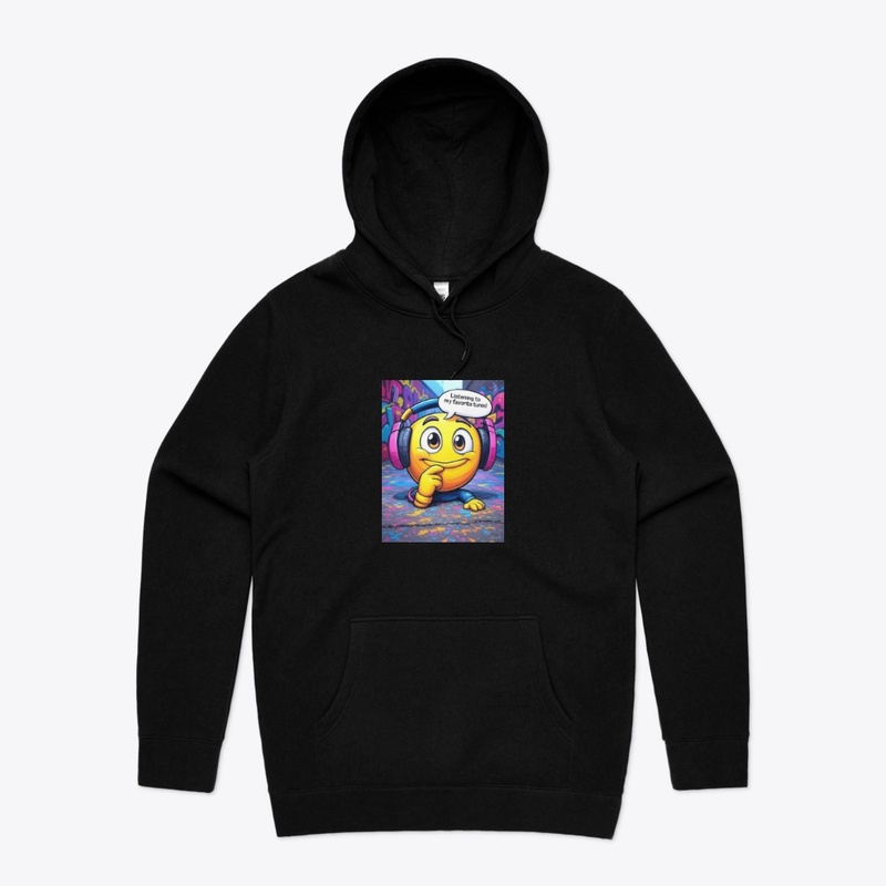 "Emoji Beats: Street Vibes Hoodie"