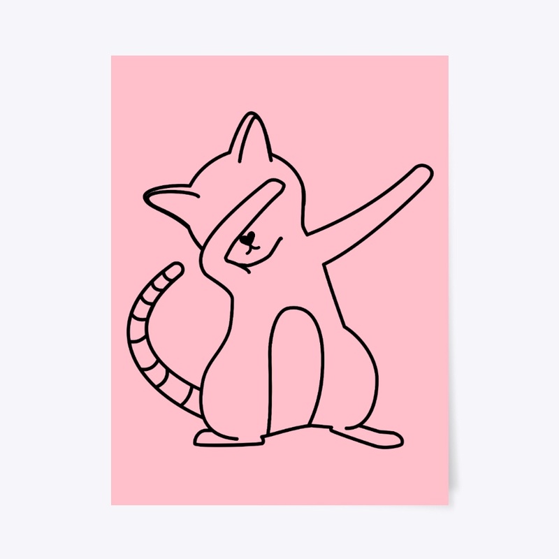 Cute Cat Dab