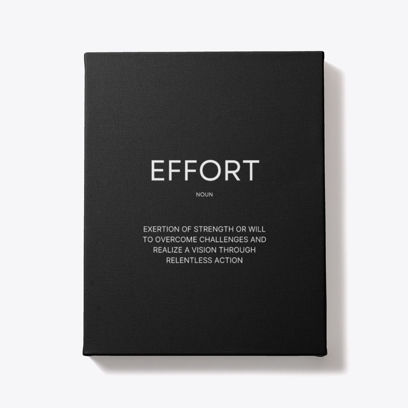 Effort Motivation Wall Art