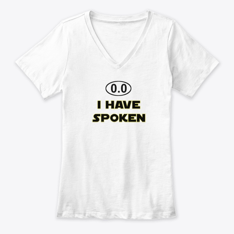 0.0 I Have Spoken, I don't Run