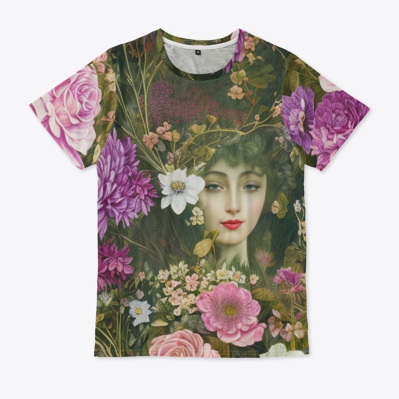 Enchanted Garden Vintage Botanical Fairy