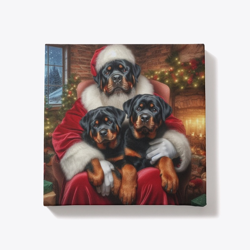 Rottweiler's Christmas Eve