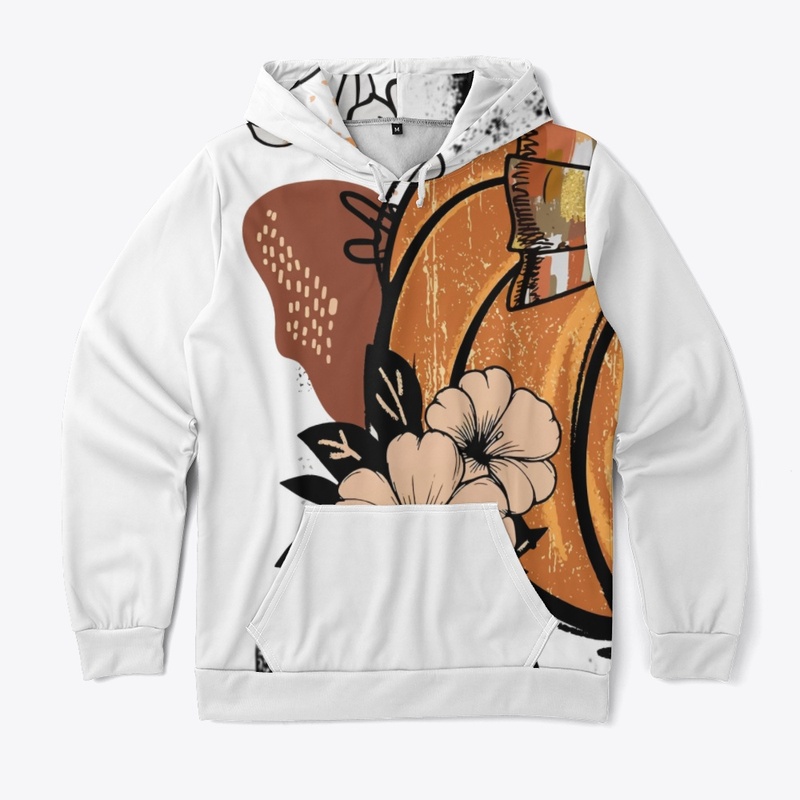 Floral Fall Pumpkin Vintage Autumn Shirt