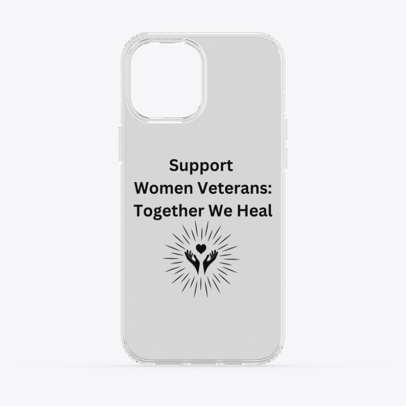 Supporting Women Veterans iPhone Case