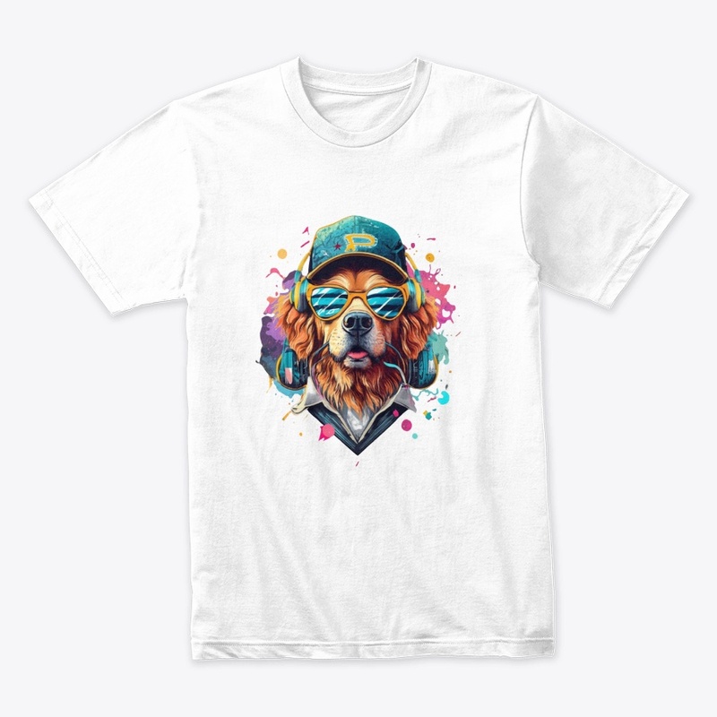 Paws and Play: Groovy Dog DJ Tee 🐾🎧