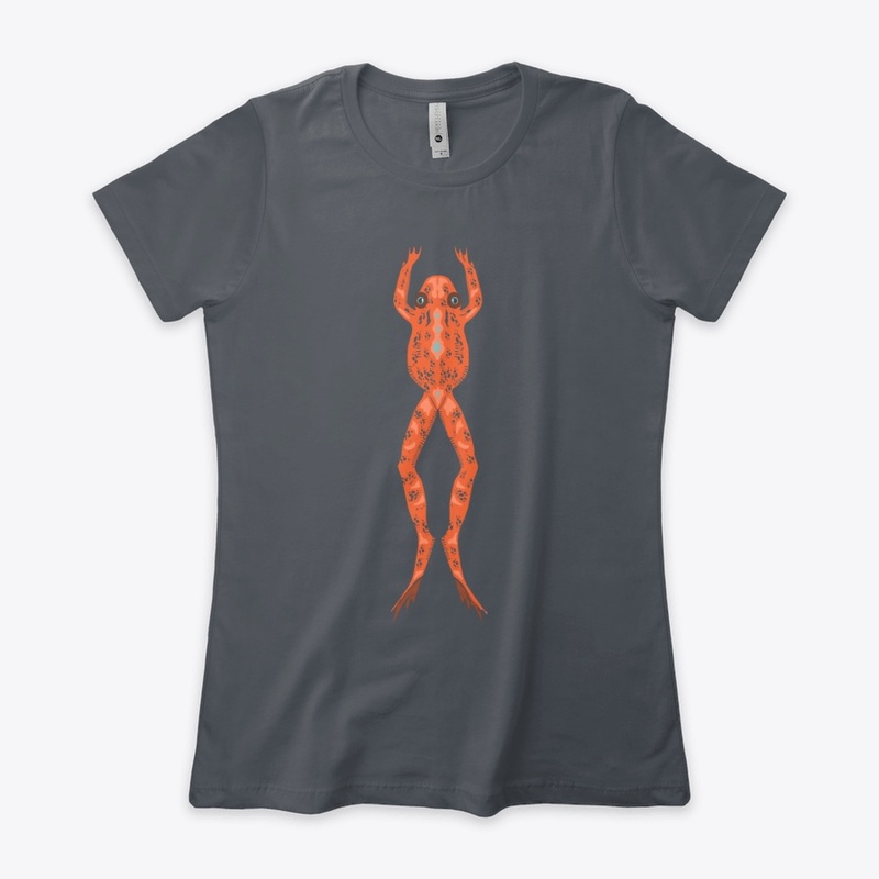 Orange Glowing Frog