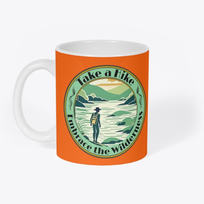 Take Hike Embrace Wilderness Deco Design