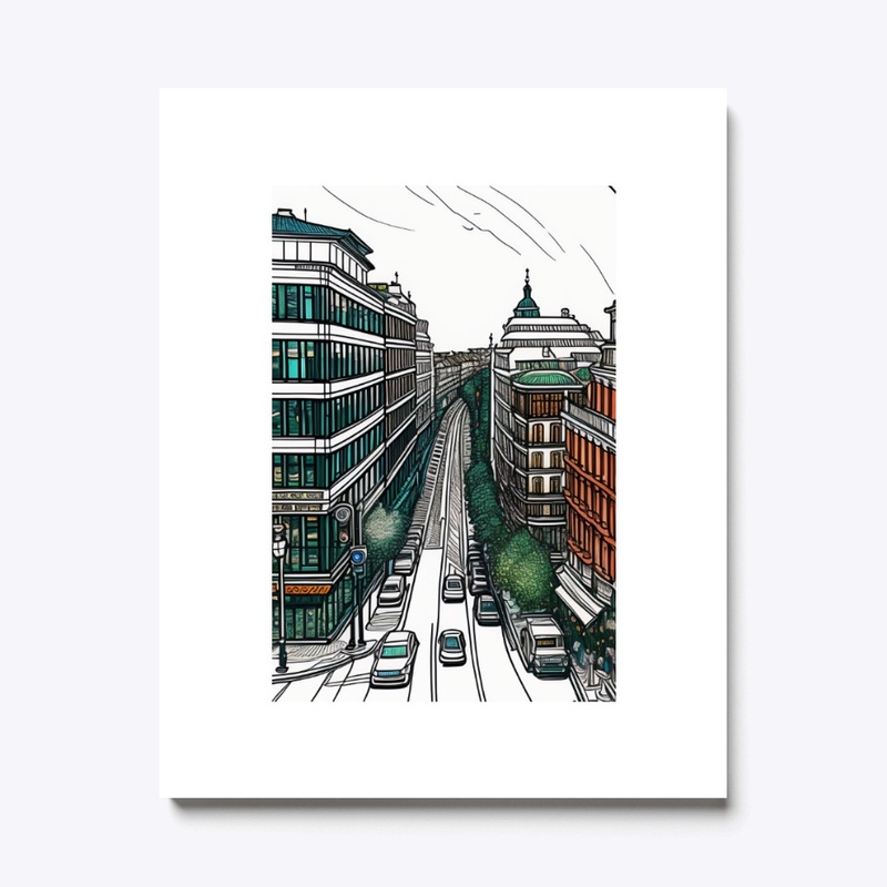 City drawing