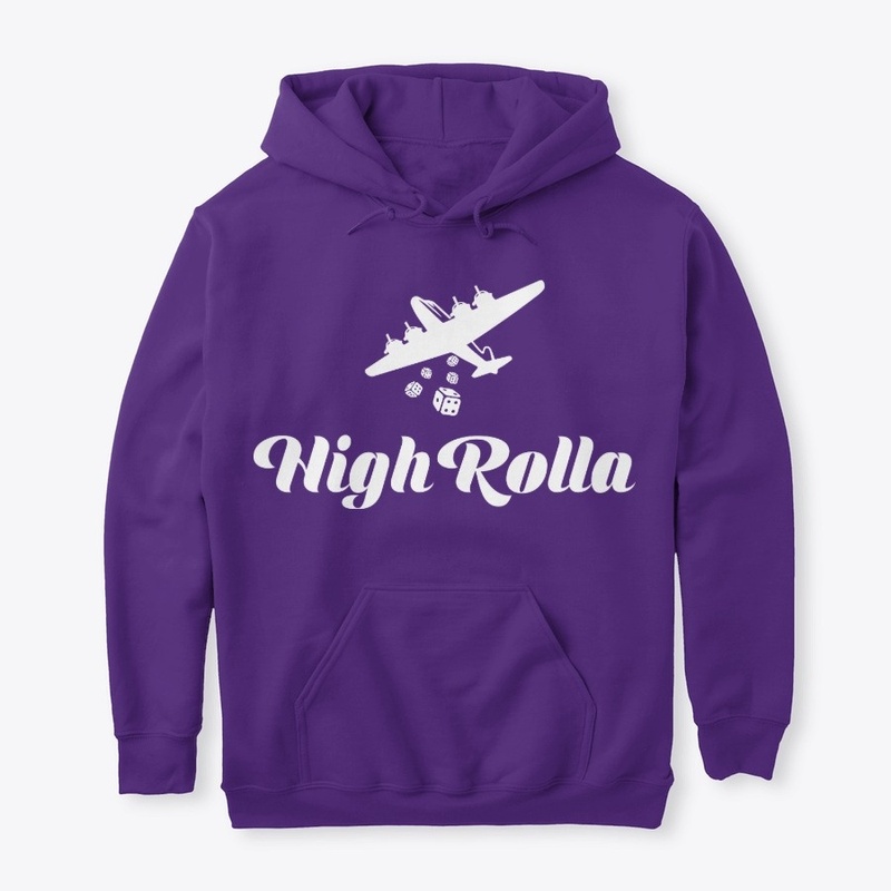 HighRolla White Classic Pull-over Hoodie