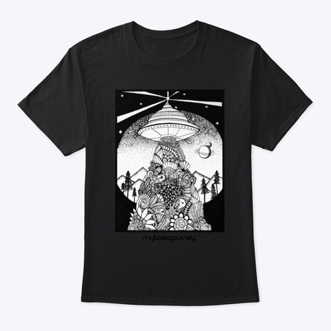 Out Of This World Black Camiseta Front