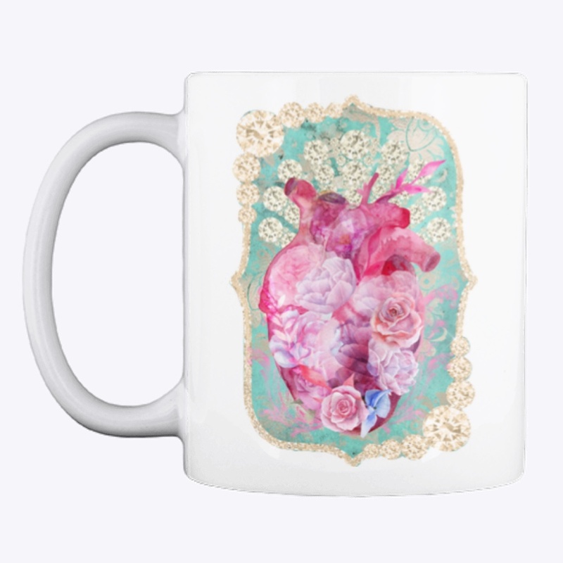 Shabby Pink Heart