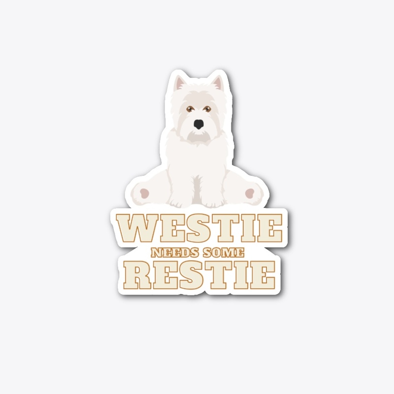 Westie Dog - Needs Rest 