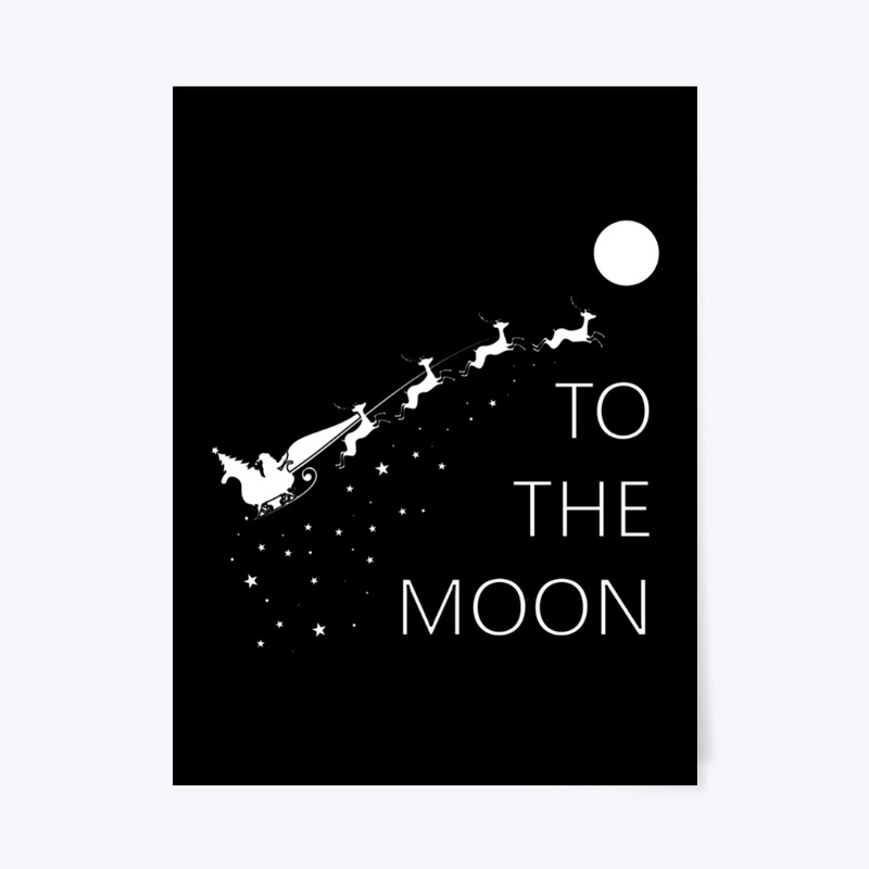 santa to the moon